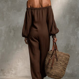 Fenna™ - Salopetă fără bretele cu mâneci