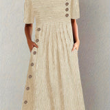 Belle | Rochie de vară în dungi