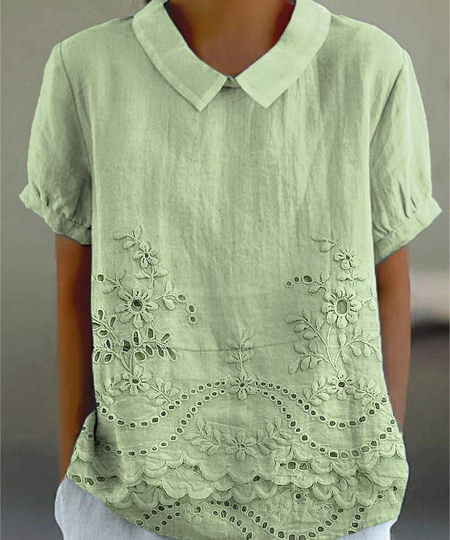 Lily | Cămașă cu Broderie Florală