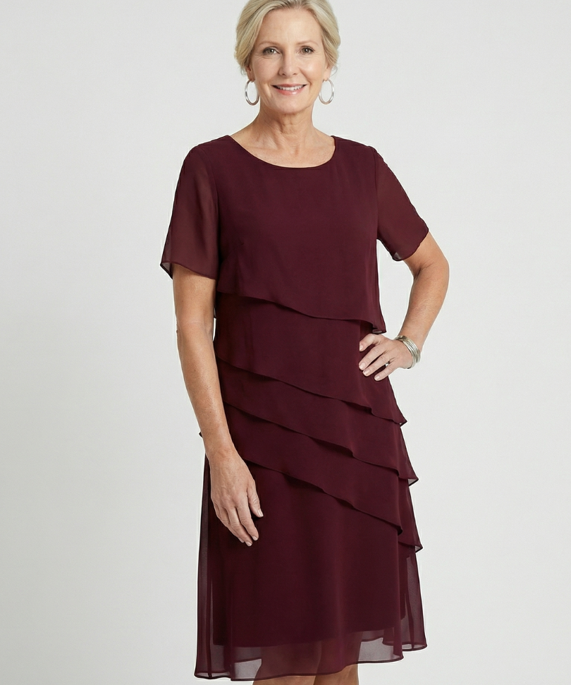 Bea | Rochie Midi Moale cu Contur