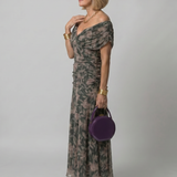 Calen | Rochie Midi Off-Shoulder Fluidă