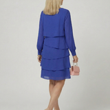 Tímea | Rochie Midi Stratificată Unis