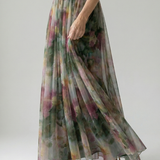 Isel | Rochie Maxi Moale cu Față Înfășurată