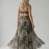 Isel | Rochie Maxi Moale cu Față Înfășurată
