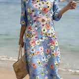 Brooke | Rochie Florală Elegantă