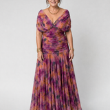 Calen | Rochie Midi Off-Shoulder Fluidă