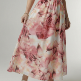 Sylin | Rochie Midi Halter cu Pliuri