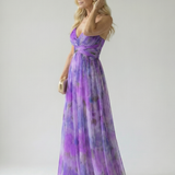 Isel | Rochie Maxi Moale cu Față Înfășurată