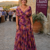 Calen | Rochie Midi Off-Shoulder Fluidă
