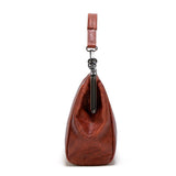 Mila | Geantă vintage atemporală cu un elegant închizător cu clapetă