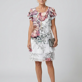 Éva | Rochie Midi Florală Unis