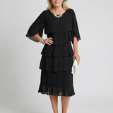 Rózsa | Rochie Midi Stratificată