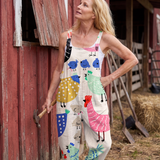 Arlina | Salopetă cu Motive Zilnice