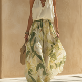 Lysandra™ | Ansamblu Fluid Elegant cu Imprimeu Floral