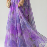 Isel | Rochie Maxi Moale cu Față Înfășurată