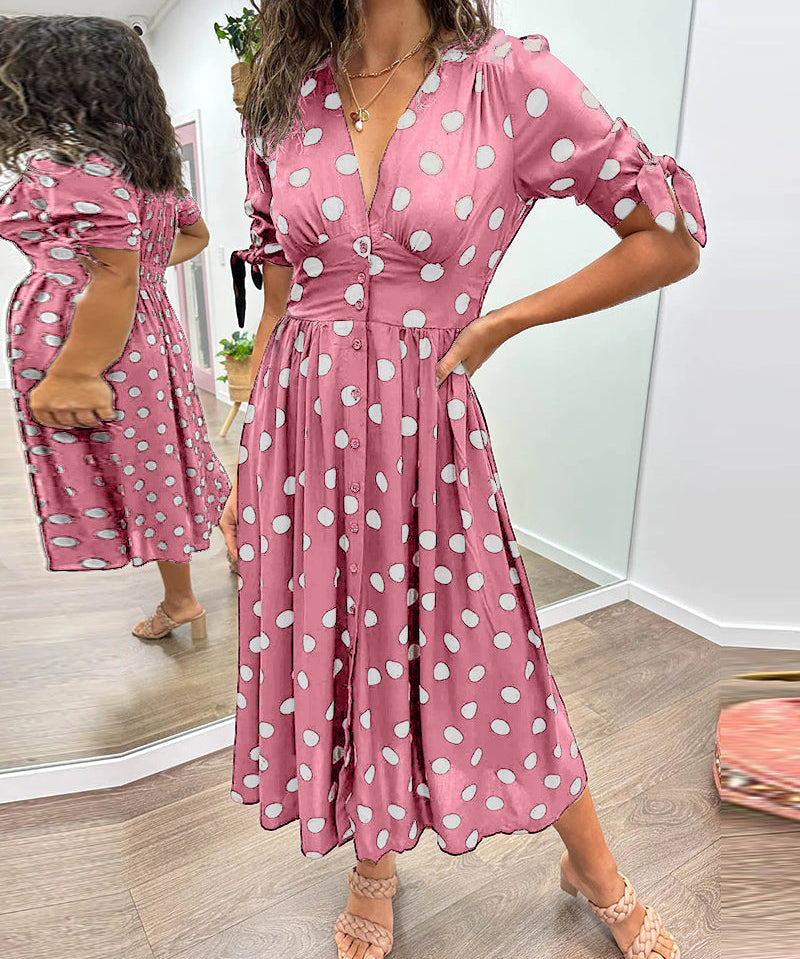 Anna | Rochie de vară cu buline