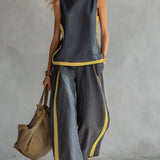 Leila | Set elegant complet din bumbac și in