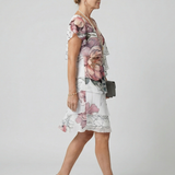 Éva | Rochie Midi Florală Unis