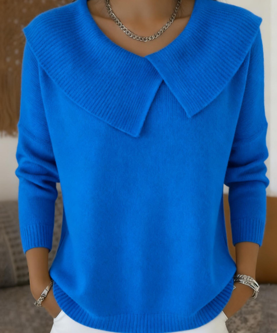 Lucia | Pulover Cald cu Guler Moale