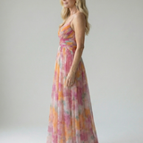 Isel | Rochie Maxi Moale cu Față Înfășurată