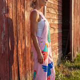 Sanna | Salopetă cu Motif de Cocor