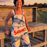 Zuri | Salopetă cu Motif de Pește