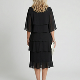 Rózsa | Rochie Midi Stratificată