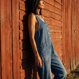 Daria | Salopetă Casual din Denim cu Nasturi