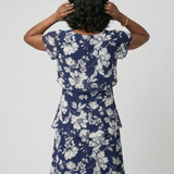 Janka | Rochie Midi Delicată cu Print Floral