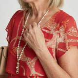 Helga | Rochie Midi Moale cu Print Abstract