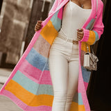 Noemi | Cardigan cu Dungi Pastel