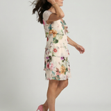 Viktória | Rochie Midi cu Petale