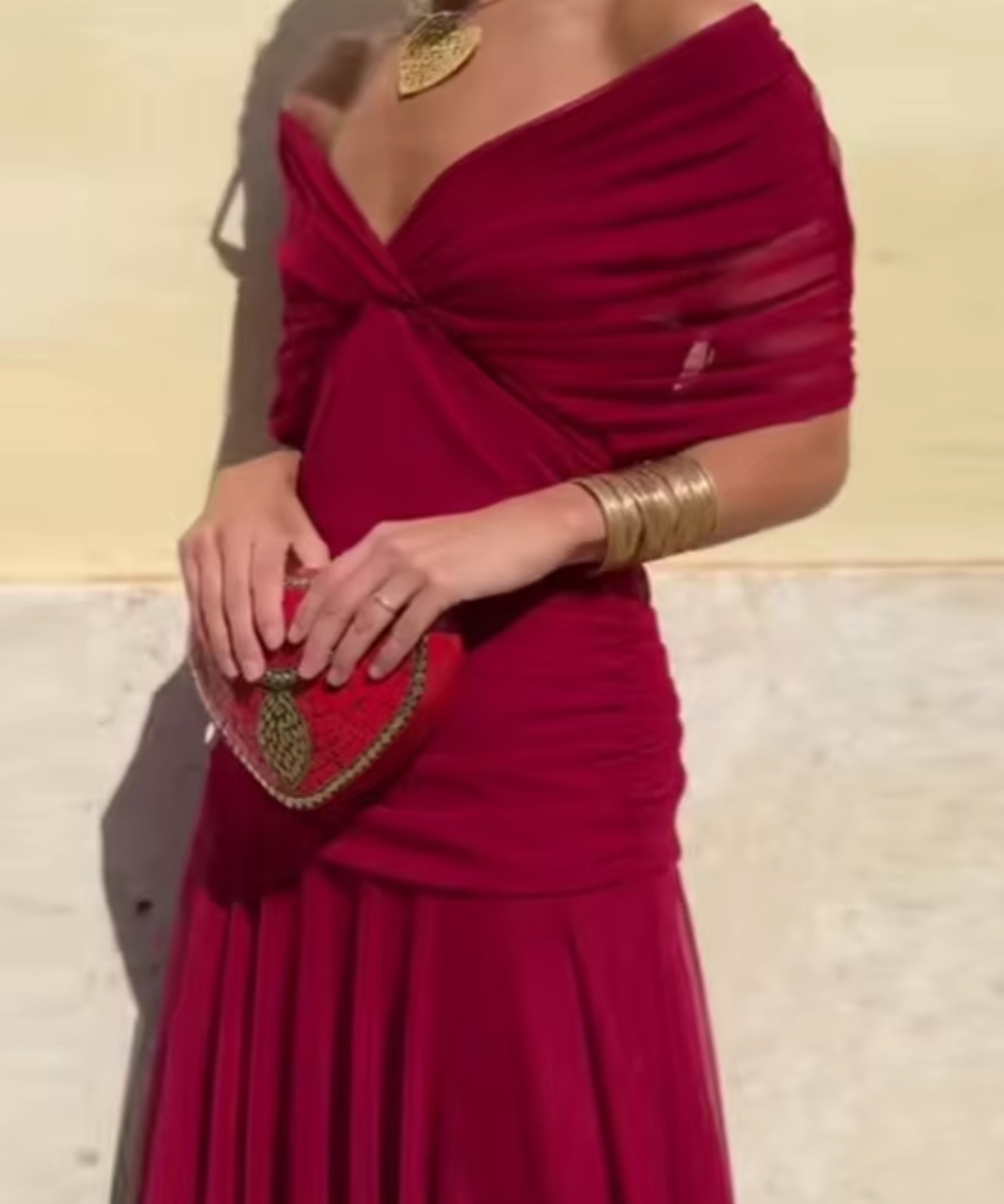 Rochie Luisa cu Decolteu în V