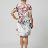 Éva | Rochie Midi Florală Unis