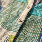 Fenella | Rochie cu decolteu în V, mânecă scurtă, până la genunchi