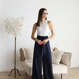 Maelis - Pantaloni Largi din In
