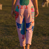 Sanna | Salopetă cu Motif de Cocor