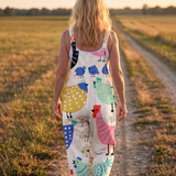 Arlina | Salopetă cu Motive Zilnice