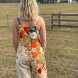 Vesia | Salopetă Florală Relaxată