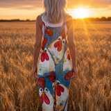 Ilaria | Salopetă cu Motif Jucăuș