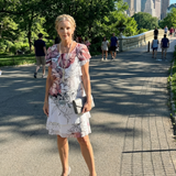 Éva | Rochie Midi Florală Unis