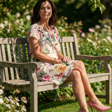 Viktória | Rochie Midi cu Petale