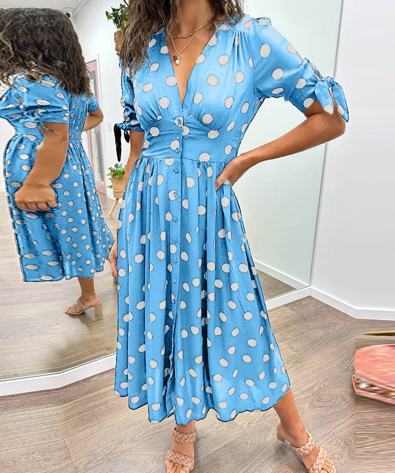 Anna | Rochie de vară cu buline