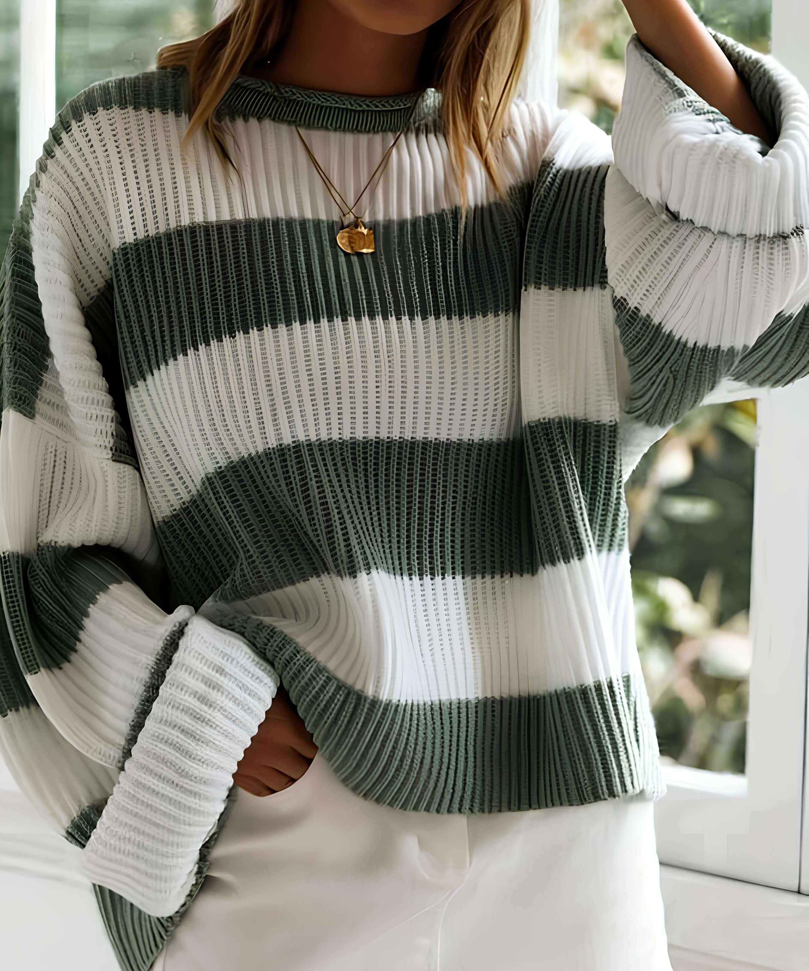 Dafne | Pulover cu dungi