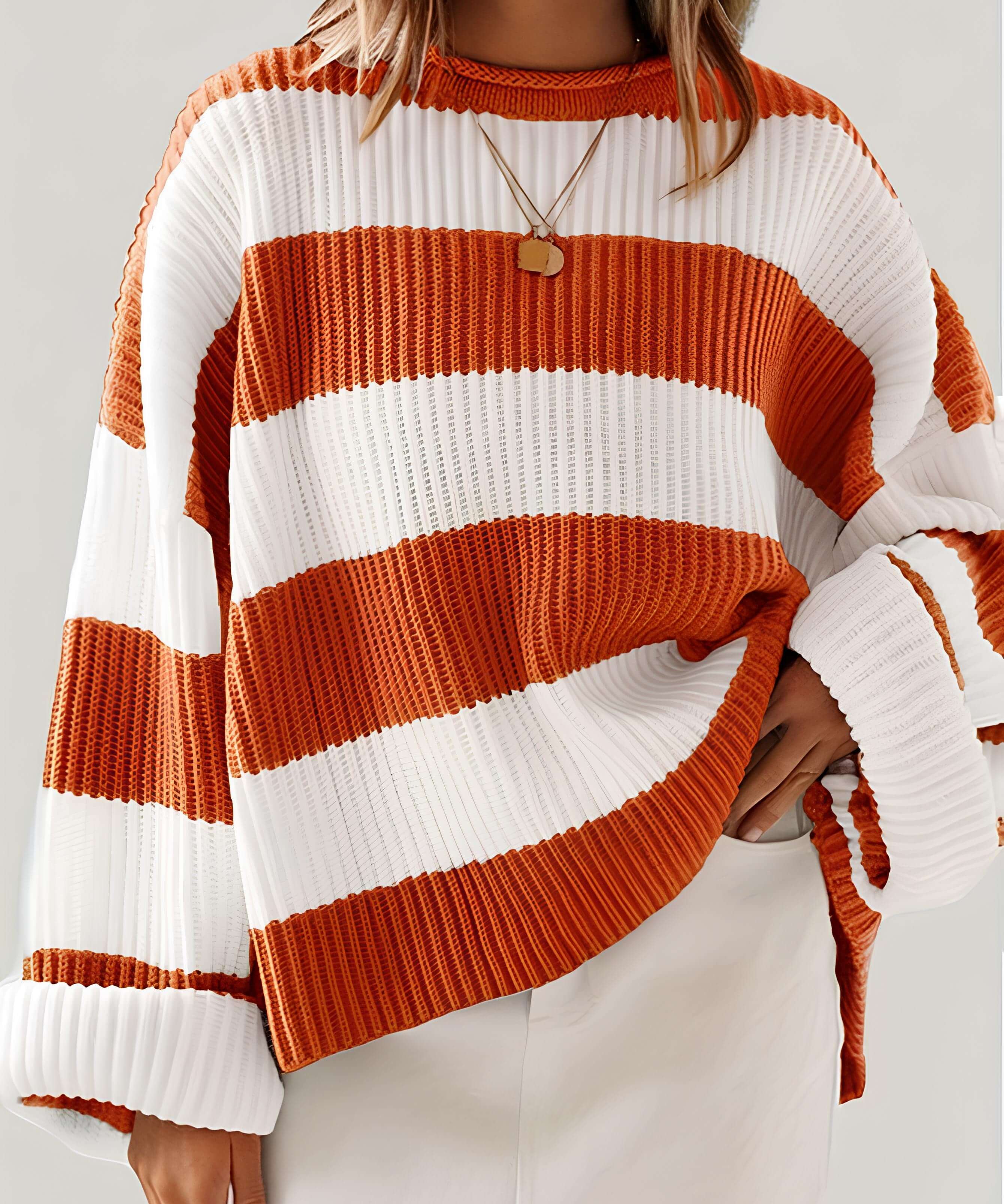 Dafne | Pulover cu dungi