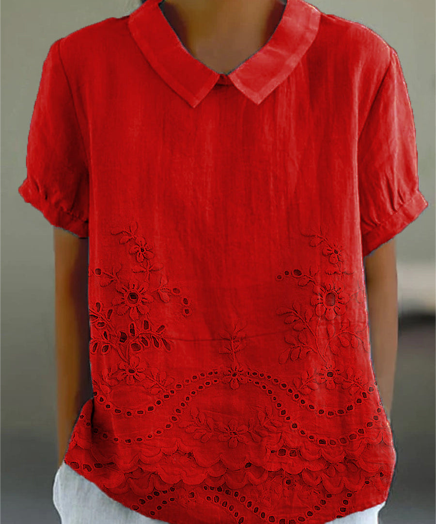 Lily | Cămașă cu Broderie Florală