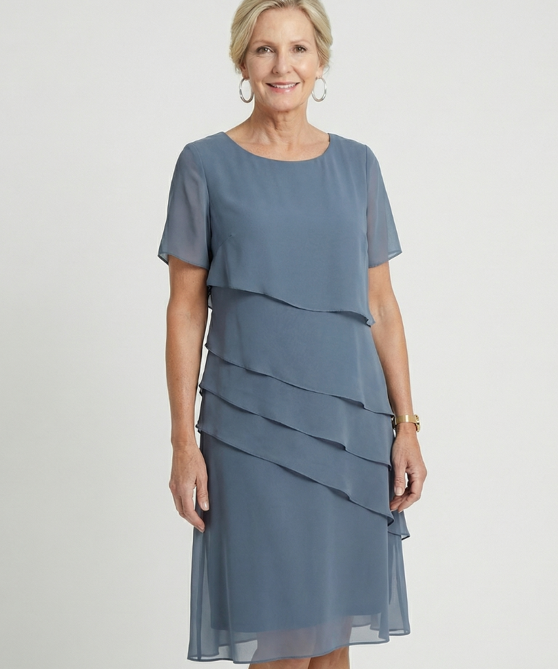 Bea | Rochie Midi Moale cu Contur