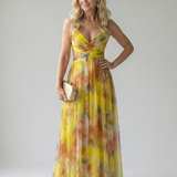 Isel | Rochie Maxi Moale cu Față Înfășurată