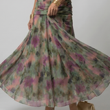 Calen | Rochie Midi Off-Shoulder Fluidă