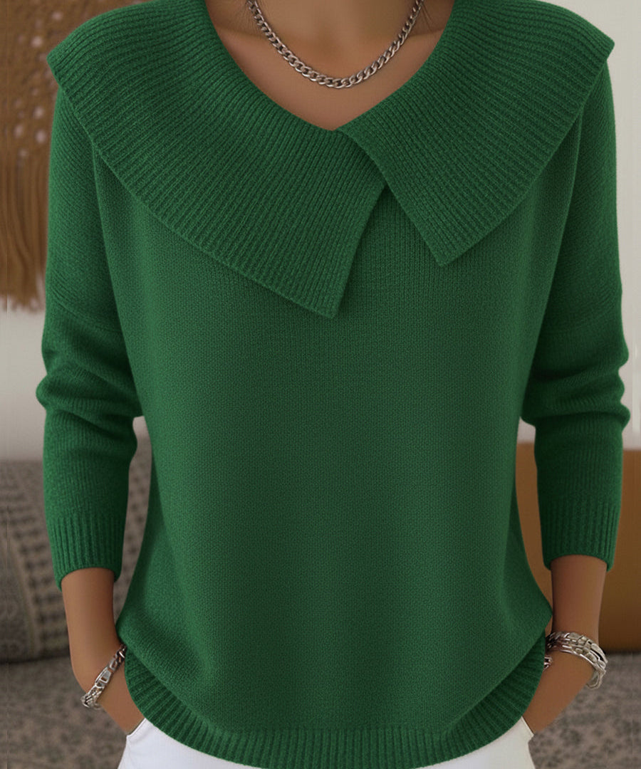 Lucia | Pulover Cald cu Guler Moale